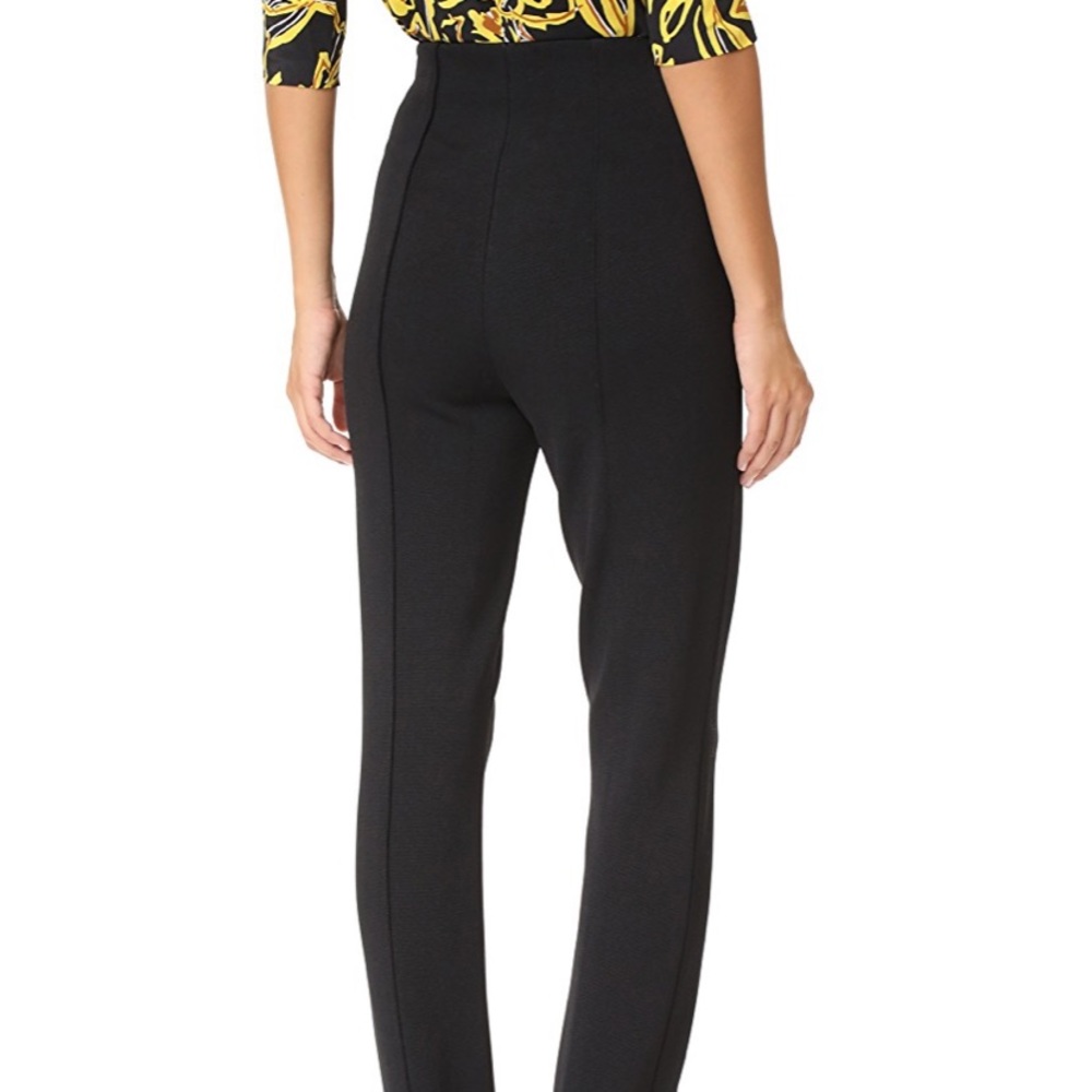 DVF ponte navy high waist skinny pants - Picture 2 of 8